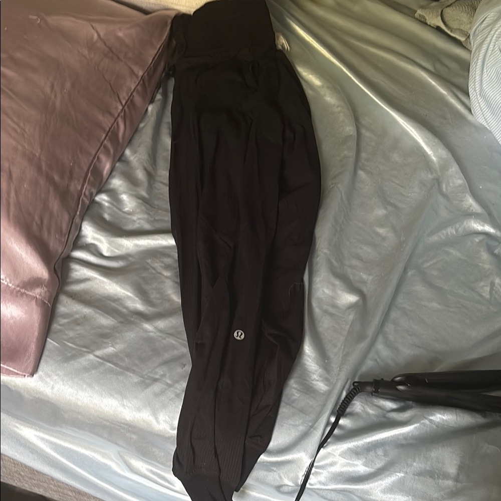 Black Leggings with Logo